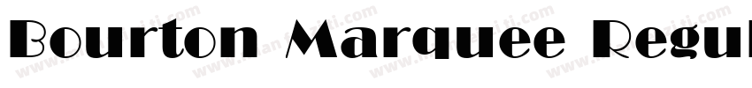 Bourton Marquee Regular字体转换
